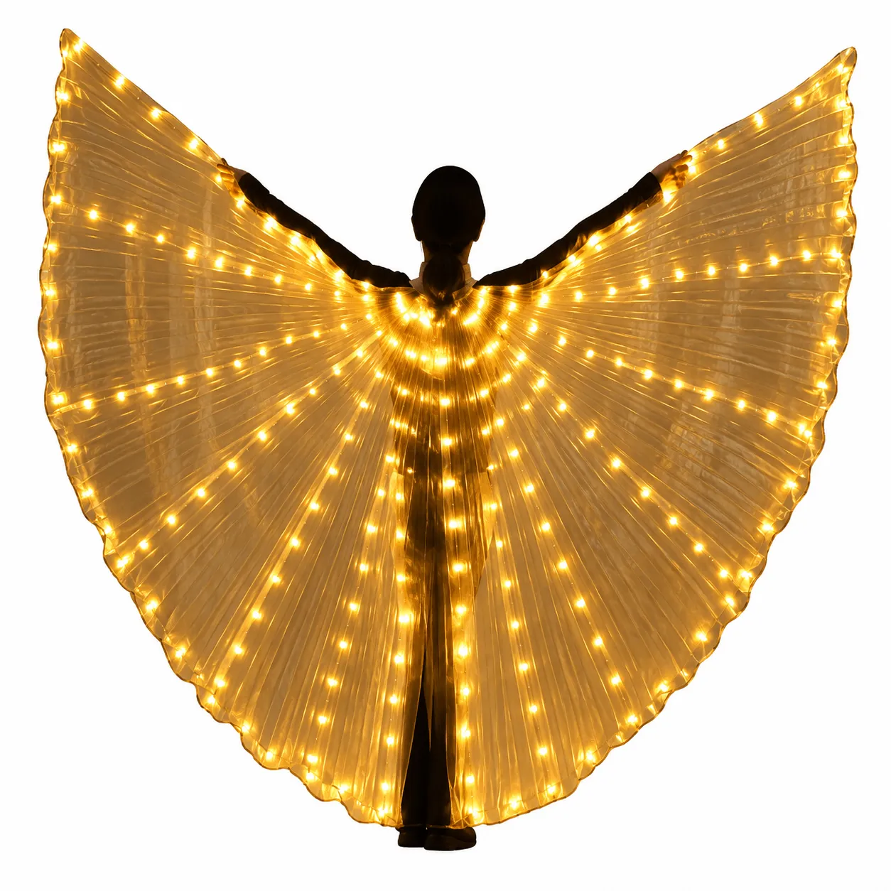 Alas con luces amarillas