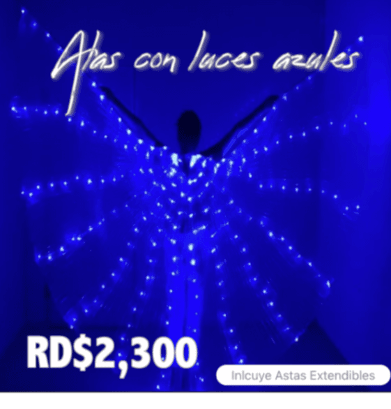 Imagen principal migrada - Alas con luces azules · 2 de 2