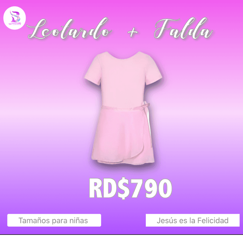 Imagen principal migrada - Leotardo + Falda · 2 de 3