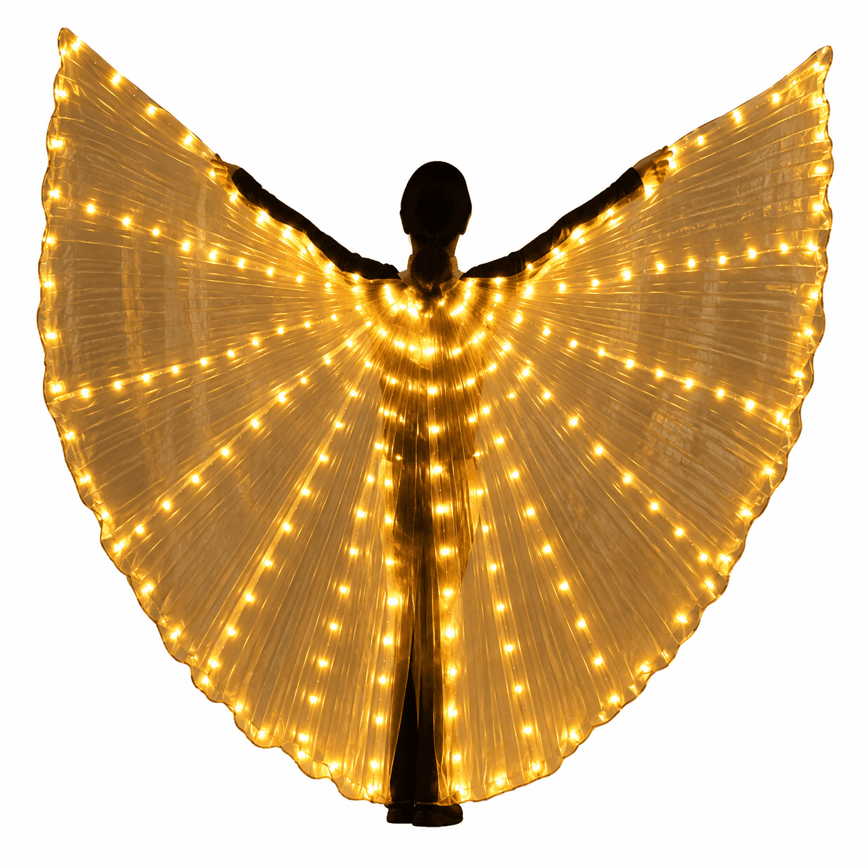 Alas con luces amarillas